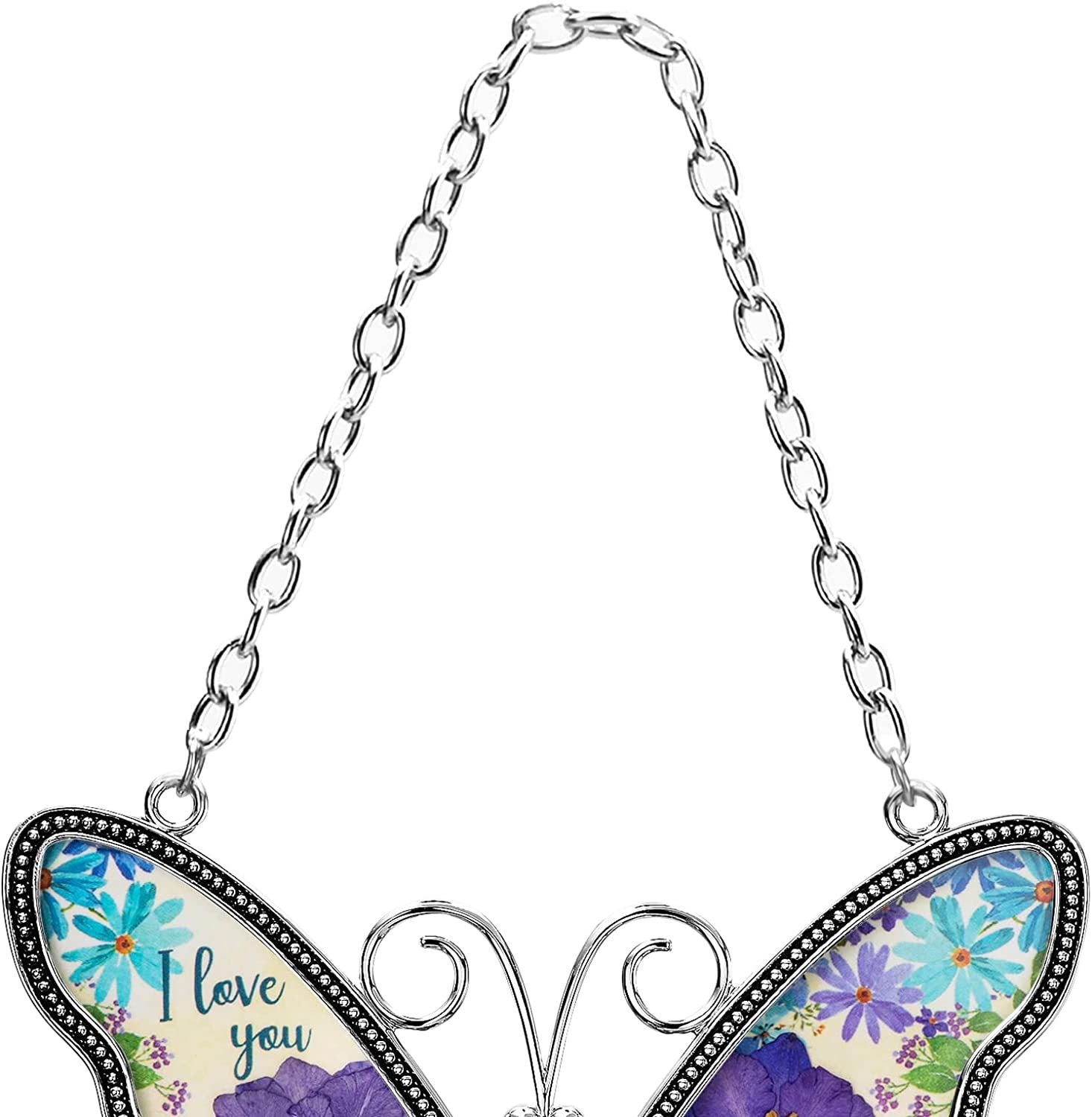 Wholesale Mother's Day Butterfly Pendant Metal Wind Chime Decoration